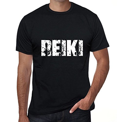 One in the City Reiki Hombre Camiseta Negro Regalo De Cumpleaños One in the City Reiki Hombre Camiseta Negro Regalo De Cumpleaños