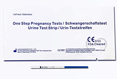 One Step - 10 Tests de Embarazo 10 mIU/ml - Nuevo Formato Económico de 2,5 mm. One Step - 10 Tests de Embarazo 10 mIU/ml - Nuevo Formato Económico de 2,5 mm.