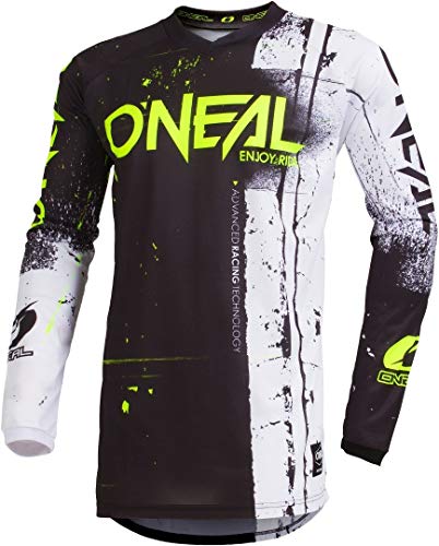 Oneal ELEMENT JERSEY Equipación para Montar En Bicicleta y Motocross, 002E-Youth M, Negro