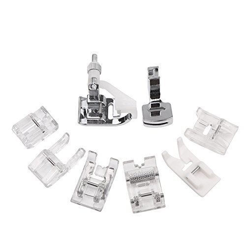 Onerbuy profesional juego de doméstica Máquina de coser prensatelas pie pies Kit de fijación para bajo vástago Brother, Singer, Viking, Janome, simplicidad, Kenmore (16pcs presser foot)