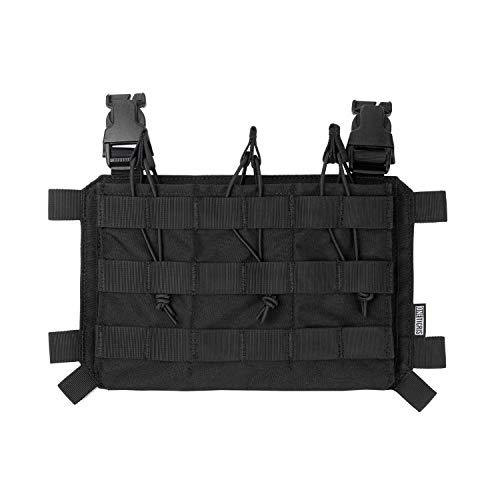 OneTigris - Funda para revistas M4 (3 compartimentos), diseño de póster táctico 03 para armas M4 con soporte Chest Rig