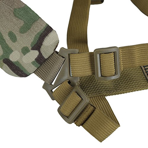 OneTigris Máscara Táctica Plegable de Media Cara con Malla para Practicar Airsoft y Paintball CS con Correa Ajustable y elástica, Hombre, Lower Face Mask OneTigris Máscara Táctica Plegable de Media Cara con Malla para Practicar Airsoft y Paintball CS con Correa Ajustable y elástica, Hombre, Lower Face Mask