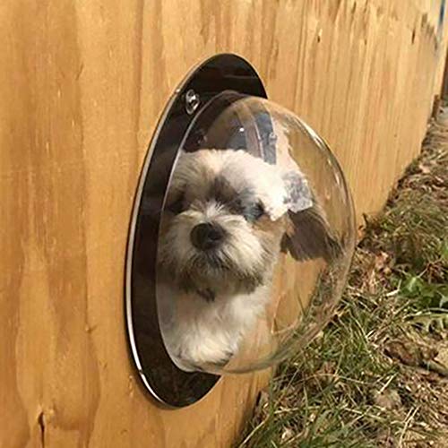 ONEVER Ventanas para Vallas para Mascotas, Cúpula Acrílica Duradera para Mascotas, Valla para Perros, Ventana para Gatos, Perros, Evitan Que Salten 31.5 * 31.5 * 12.5Cm ONEVER Ventanas para Vallas para Mascotas, Cúpula Acrílica Duradera para Mascotas, Valla para Perros, Ventana para Gatos, Perros, Evitan Que Salten 31.5 * 31.5 * 12.5Cm