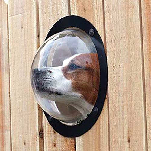 ONEVER Ventanas para Vallas para Mascotas, Cúpula Acrílica Duradera para Mascotas, Valla para Perros, Ventana para Gatos, Perros, Evitan Que Salten 31.5 * 31.5 * 12.5Cm