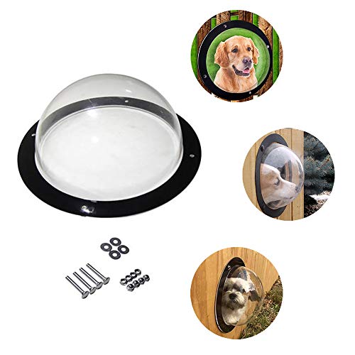 ONEVER Ventanas para Vallas para Mascotas, Cúpula Acrílica Duradera para Mascotas, Valla para Perros, Ventana para Gatos, Perros, Evitan Que Salten 31.5 * 31.5 * 12.5Cm ONEVER Ventanas para Vallas para Mascotas, Cúpula Acrílica Duradera para Mascotas, Valla para Perros, Ventana para Gatos, Perros, Evitan Que Salten 31.5 * 31.5 * 12.5Cm