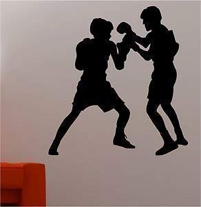 Online Design Enorme Boxers Boxeo Niños Pegatina Adhesiva Vinílica Pared Salón Dormitorio Frase - Azul