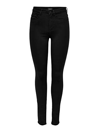 Only Onlroyal High Sk Jeans Pim600 Noos, Jeans Skinny para Mujer, Negro (Black), S (Talla Fabricante:32) Only Onlroyal High Sk Jeans Pim600 Noos, Jeans Skinny para Mujer, Negro (Black), S (Talla Fabricante:32)