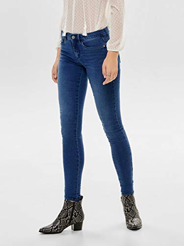 Only onlROYAL REG SKINNY JEANS PIM504 NOOS - Vaqueros Mujer, Azul (Medium Blue Denim), XS (30) Only onlROYAL REG SKINNY JEANS PIM504 NOOS - Vaqueros Mujer, Azul (Medium Blue Denim), XS (30)