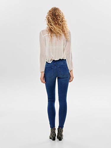 Only onlROYAL REG SKINNY JEANS PIM504 NOOS - Vaqueros Mujer, Azul (Medium Blue Denim), XS (30)