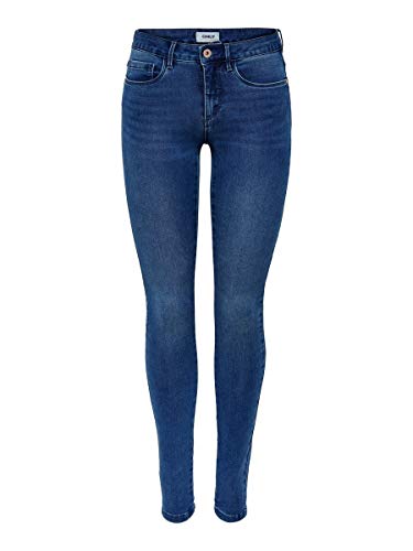 Only onlROYAL REG SKINNY JEANS PIM504 NOOS - Vaqueros Mujer, Azul (Medium Blue Denim), XS (30)