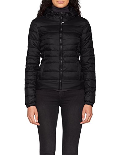 Only Onltahoe Hood Jacket Otw Noos Chaqueta, Negro (Black Black), Small para Mujer