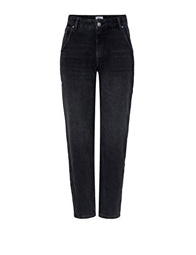 Only ONLTROY Life HW Carrot A DNM Jeans Dot Pantalón, Dark Grey Denim, S/34 para Mujer Only ONLTROY Life HW Carrot A DNM Jeans Dot Pantalón, Dark Grey Denim, S/34 para Mujer