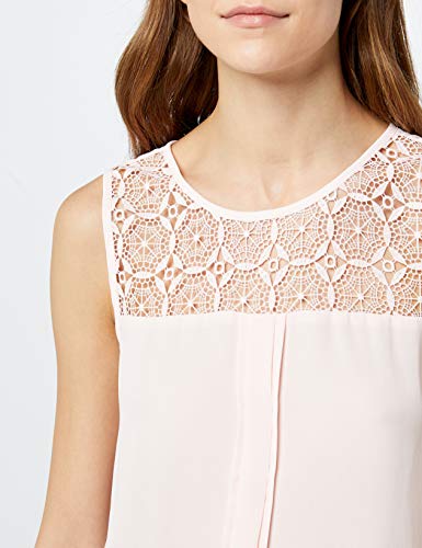 Only Onlvenice S/l Lace Top Noos Wvn Camiseta sin Mangas, Rosa (Ballet Slipper), 38 (Talla del Fabricante: 36) para Mujer