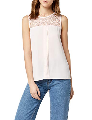 Only Onlvenice S/l Lace Top Noos Wvn Camiseta sin Mangas, Rosa (Ballet Slipper), 38 (Talla del Fabricante: 36) para Mujer