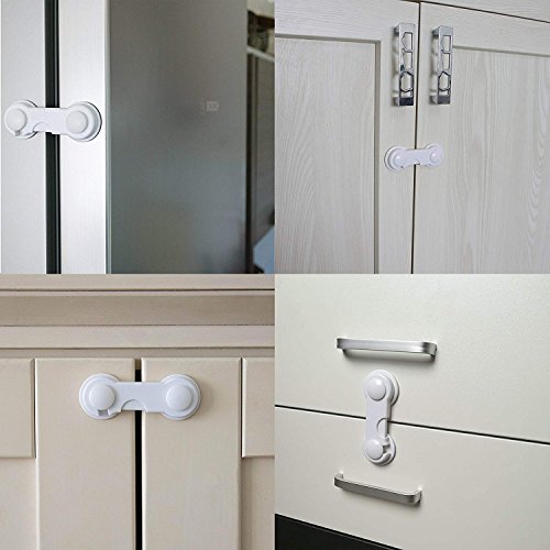 OnlyBP Cerraduras de seguridad para niños, 10 uds cierre seguridad cajones bebe, kit seguridad bebe y seguridad puertas, cajones, armarios y ventanas niños OnlyBP Cerraduras de seguridad para niños, 10 uds cierre seguridad cajones bebe, kit seguridad bebe y seguridad puertas, cajones, armarios y ventanas niños