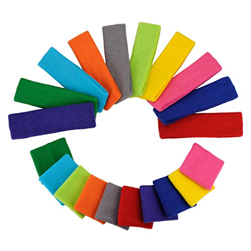 ONUPGO Set de muñequeras Deportivas Set de muñequeras con Banda de sujeción Bandas para Sudar Wristband Ejercicio atlético Baloncesto Muñequera y Bandas para la Cabeza ONUPGO Set de muñequeras Deportivas Set de muñequeras con Banda de sujeción Bandas para Sudar Wristband Ejercicio atlético Baloncesto Muñequera y Bandas para la Cabeza