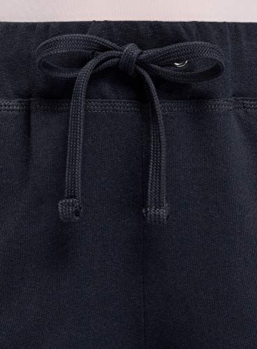 oodji Ultra Mujer Pantalones de Punto con Cordones, Azul, XXS oodji Ultra Mujer Pantalones de Punto con Cordones, Azul, XXS