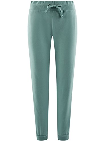 oodji Ultra Mujer Pantalones de Punto Deportivos, Verde, XS oodji Ultra Mujer Pantalones de Punto Deportivos, Verde, XS