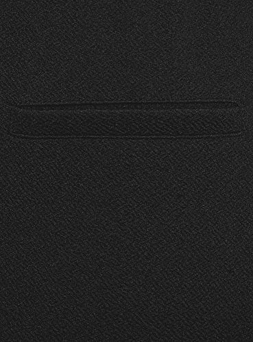 oodji Ultra Mujer Pantalones de Tejido Texturizado con Inserciones, Negro, ES 40 / M oodji Ultra Mujer Pantalones de Tejido Texturizado con Inserciones, Negro, ES 40 / M