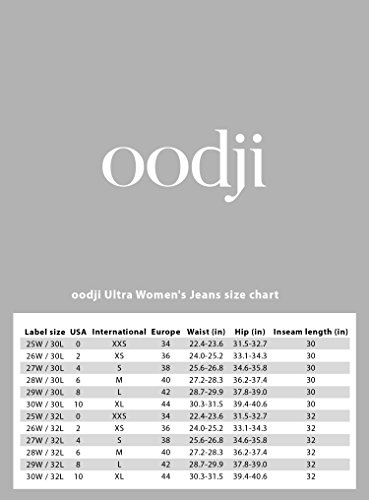 oodji Ultra Mujer Vaqueros Ceñidos Básicos, Azul, 27W / 32L