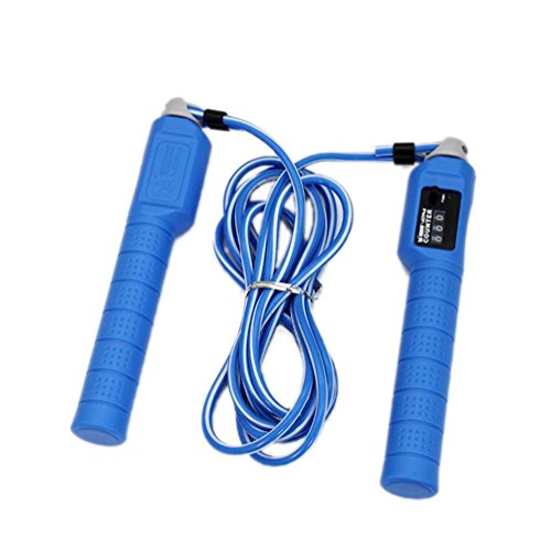 OOFWY Cuerda Que Salta - la Cuerda de Salto Mejor para el Ejercicio, el Boxeo y el MMA, la Aptitud casera y el Entrenamiento de los Deportes, Blue OOFWY Cuerda Que Salta - la Cuerda de Salto Mejor para el Ejercicio, el Boxeo y el MMA, la Aptitud casera y el Entrenamiento de los Deportes, Blue