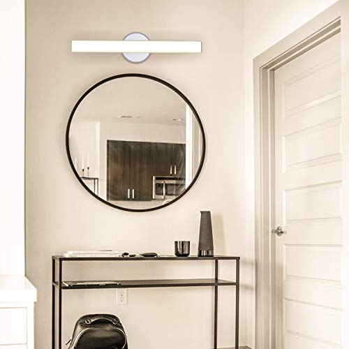 OOWOLF 12W Lámpara De Espejo LED, 44cm Luz De Espejo Baño Maquillaje 4000K Luz Natural Lámpara LED De Pared Aplique de Baño Para Muebles Aparato Montado En La Pared OOWOLF 12W Lámpara De Espejo LED, 44cm Luz De Espejo Baño Maquillaje 4000K Luz Natural Lámpara LED De Pared Aplique de Baño Para Muebles Aparato Montado En La Pared