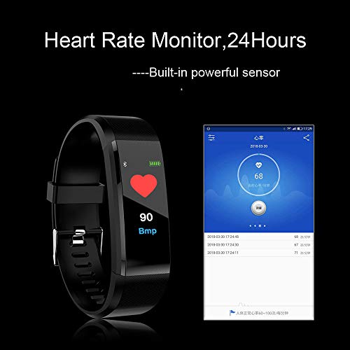 OPAKY Fitness Tracker Pantalla a Color Monitor de Ritmo Cardíaco Presión Arterial Pulsera Inteligente Relojes Deportivos GPS Impermeable Actividad Pulsera Mujer Hombre Reloj Fitness Podómetro OPAKY Fitness Tracker Pantalla a Color Monitor de Ritmo Cardíaco Presión Arterial Pulsera Inteligente Relojes Deportivos GPS Impermeable Actividad Pulsera Mujer Hombre Reloj Fitness Podómetro