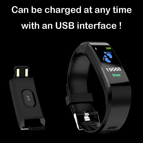 OPAKY Fitness Tracker Pantalla a Color Monitor de Ritmo Cardíaco Presión Arterial Pulsera Inteligente Relojes Deportivos GPS Impermeable Actividad Pulsera Mujer Hombre Reloj Fitness Podómetro OPAKY Fitness Tracker Pantalla a Color Monitor de Ritmo Cardíaco Presión Arterial Pulsera Inteligente Relojes Deportivos GPS Impermeable Actividad Pulsera Mujer Hombre Reloj Fitness Podómetro