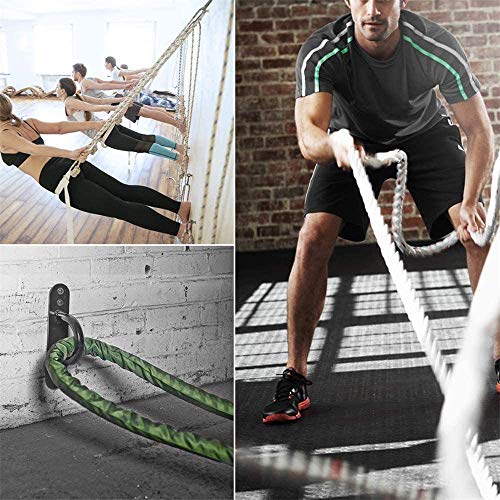 Opfree Battle Rope Wall Anchor, Sport Battle Rope Wall/Ceiling Mount Anchor, Battle Rope Wall Attachment, For Strength Training Systems, Yoga Swings Hammocks Punching Bag Opfree Battle Rope Wall Anchor, Sport Battle Rope Wall/Ceiling Mount Anchor, Battle Rope Wall Attachment, For Strength Training Systems, Yoga Swings Hammocks Punching Bag