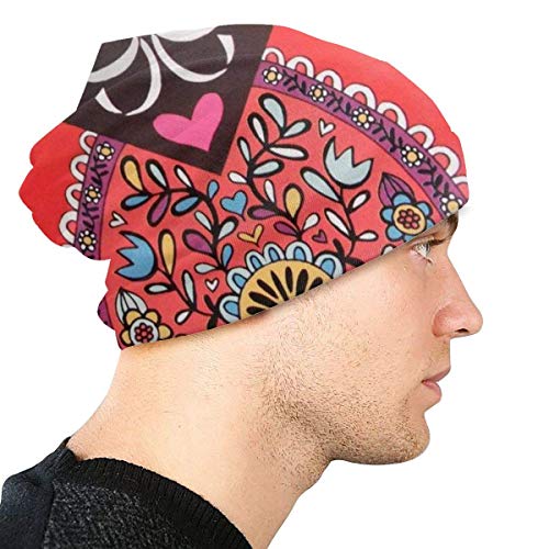 Opiadco Muñeca Rusa Matryoshka, Gorro para Hombre, Gorro de Mujer, Gorro de Dormir, Gorro de Calavera, Gorro de Punto