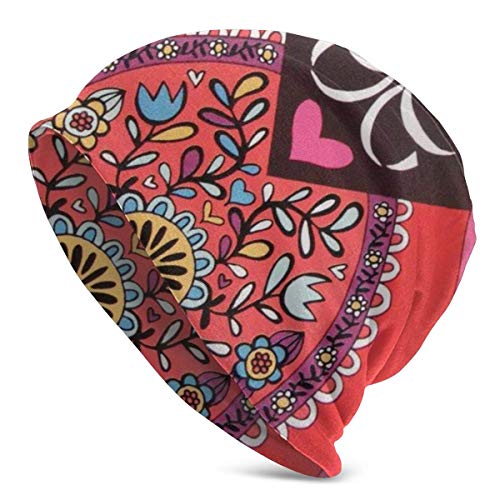 Opiadco Muñeca Rusa Matryoshka, Gorro para Hombre, Gorro de Mujer, Gorro de Dormir, Gorro de Calavera, Gorro de Punto