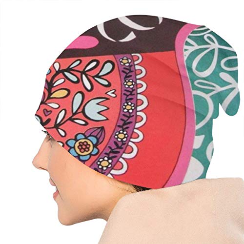 Opiadco Muñeca Rusa Matryoshka, Gorro para Hombre, Gorro de Mujer, Gorro de Dormir, Gorro de Calavera, Gorro de Punto