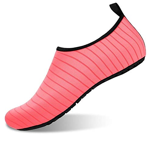 OPNIGHDYMD Zapatos de Yoga Transpirable Tela Piscina de Agua Blanda (Color: Rosa Tamaño: 36) (Color : Pink)