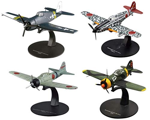 OPO 10 - Lote de 4 Aviones de Combate 1/72 Brewster Buffalo + Mitsubishi Zero + Kawasaki + Grumman Hellcat (AC: 8 + 13 + 19 + 27) OPO 10 - Lote de 4 Aviones de Combate 1/72 Brewster Buffalo + Mitsubishi Zero + Kawasaki + Grumman Hellcat (AC: 8 + 13 + 19 + 27)