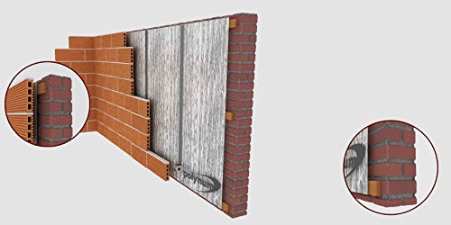 Optimer System - Aislamiento Termico Aluminio Reflexivo multicapa de burbujas de aire - Rollo aislante termico de 42 m², para techo, pared y fachada - RF2 Optimer System - Aislamiento Termico Aluminio Reflexivo multicapa de burbujas de aire - Rollo aislante termico de 42 m², para techo, pared y fachada - RF2