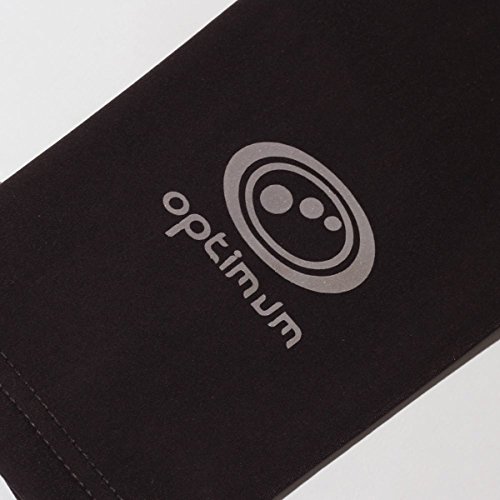 OPTIMUM - Calentadores de Brazos de Ciclismo para Hombre Negro Negro Talla:Mediano OPTIMUM - Calentadores de Brazos de Ciclismo para Hombre Negro Negro Talla:Mediano