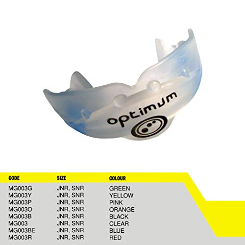 OPTIMUM Matrix Mouthguard-Clear, Senior, Unisex-Adult