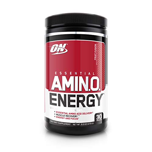 Optimum Nutrition Amino Energy, Fusión de Frutas (Sabor natural y artificial) - 270 gr