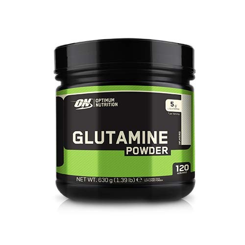 Optimum Nutrition ON Glutamine, l Glutamina en Polvo, Aminoacido, Suplementos para Ganar Masa Muscular, Sin Sabor, 200 Porciones, 1 kg