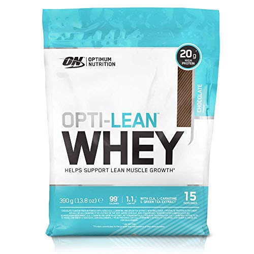 Optimum Nutrition Opti-Lean Whey Proteína con Chocolate - 405 gr