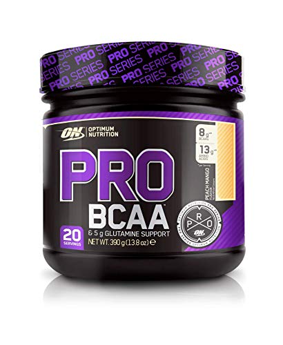 Optimum Nutrition Pro BCAA Suplemento para Deportistas, Sabor de Melocotón y Mango - 390 gr