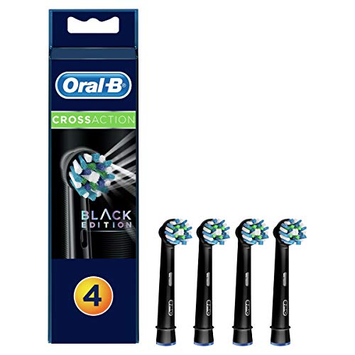 Oral-B 80318302 cepillo de cabello 4 pieza(s) Negro - Cabezal (4 pieza(s), Negro, 22 g, Oral-B Genius; Oral-B Smart, Oral-B Pro,Oral-B Vitality, Oral-B Trizone, Oral-B Teen, Oral-B, 18 mm, 60 mm)