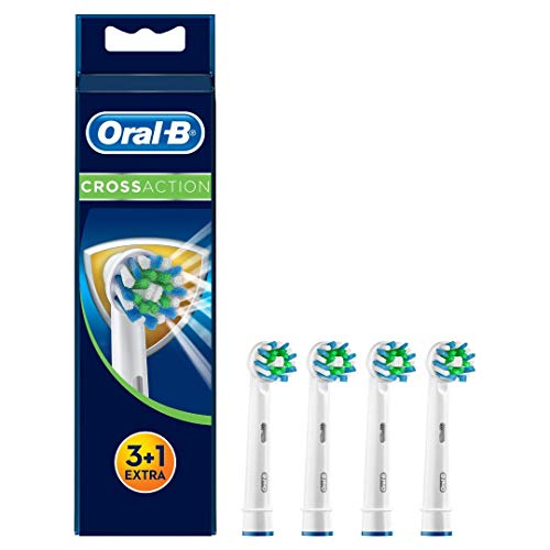 Oral-B CrossAction 4 pieza(s) Azul, Verde, Blanco - Cabezal (4 pieza(s), Azul, Verde, Blanco, Oral-B)