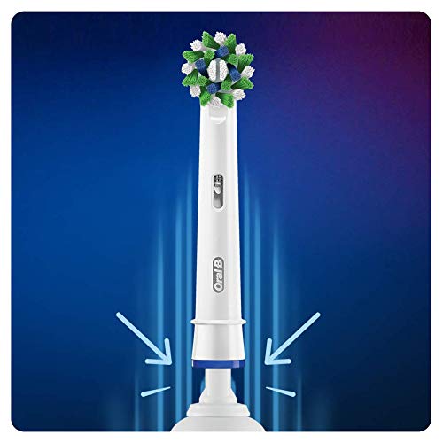 Oral-B CrossAction Cabezales De Recambio Con Tecnología CleanMaximiser, Tamaño De Buzón, Pack De 8