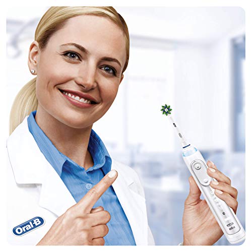 Oral-B CrossAction Cabezales De Recambio Con Tecnología CleanMaximiser, Tamaño De Buzón, Pack De 8