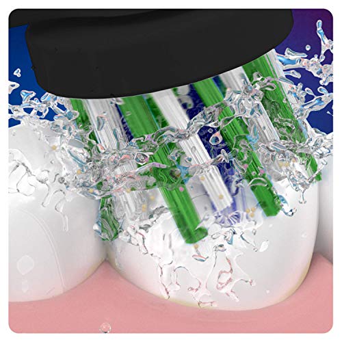 Oral-B CrossAction - Cabezales de repuesto para cepillo de dientes eléctrico, edición negra, con tecnología CleanMaximiser, paquete de 3 unidades Oral-B CrossAction - Cabezales de repuesto para cepillo de dientes eléctrico, edición negra, con tecnología CleanMaximiser, paquete de 3 unidades