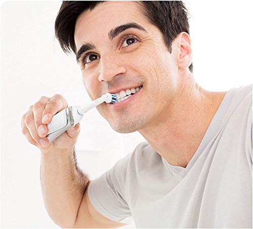 Oral-B CrossAction Pack, Cabezales 4 para cepillo eléctrico, cabezal redondeado para limpiar diente por diente Oral-B CrossAction Pack, Cabezales 4 para cepillo eléctrico, cabezal redondeado para limpiar diente por diente