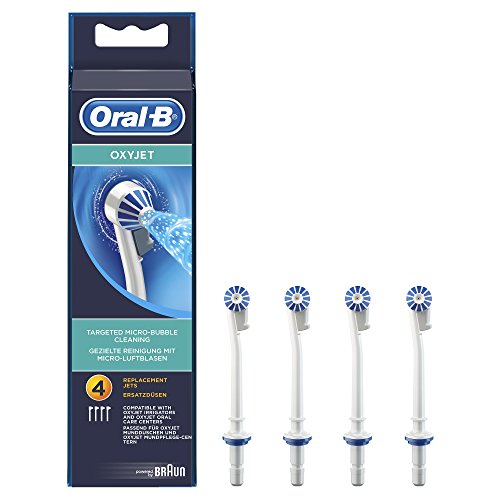 Oral-B Oxyjet Cabezales De Recambio Para Cepillo De Dientes Eléctrico x 4 Oral-B Oxyjet Cabezales De Recambio Para Cepillo De Dientes Eléctrico x 4