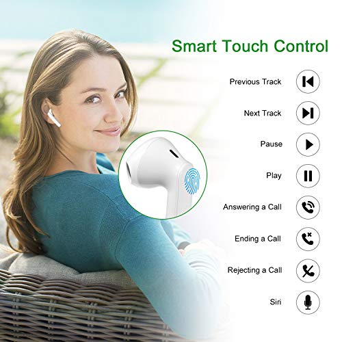 Orangeck Auriculares Bluetooth 5.0 Auricular Inalámbrico CVC 8.0 Reducción de Ruido In-Ear Auriculares Inalámbricos HIFI Stereo Sport Auricular IPX7 Impermeable Control Táctil con Mic para Smartphone Orangeck Auriculares Bluetooth 5.0 Auricular Inalámbrico CVC 8.0 Reducción de Ruido In-Ear Auriculares Inalámbricos HIFI Stereo Sport Auricular IPX7 Impermeable Control Táctil con Mic para Smartphone