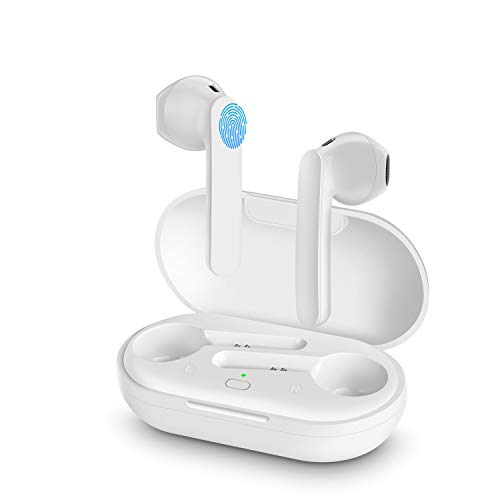 Orangeck Auriculares Bluetooth 5.0 Auricular Inalámbrico CVC 8.0 Reducción de Ruido In-Ear Auriculares Inalámbricos HIFI Stereo Sport Auricular IPX7 Impermeable Control Táctil con Mic para Smartphone Orangeck Auriculares Bluetooth 5.0 Auricular Inalámbrico CVC 8.0 Reducción de Ruido In-Ear Auriculares Inalámbricos HIFI Stereo Sport Auricular IPX7 Impermeable Control Táctil con Mic para Smartphone